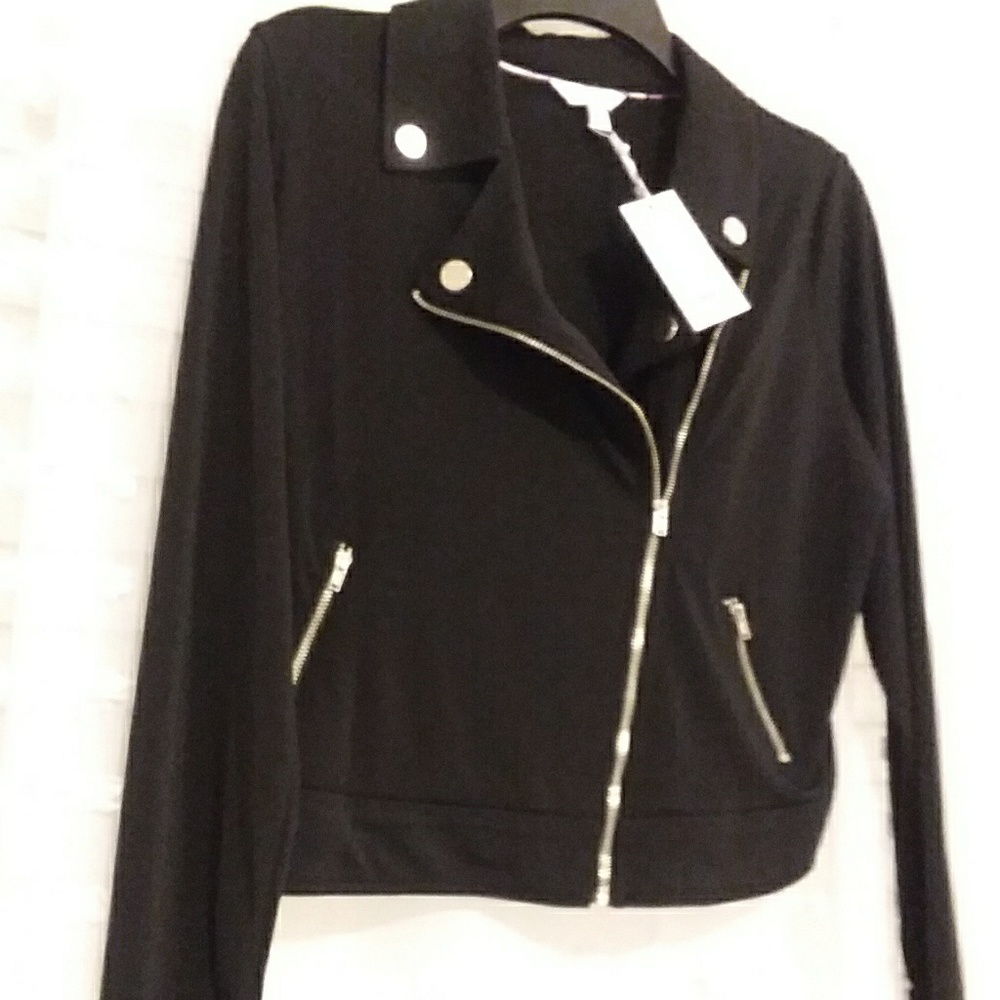 Candies knit moto w/zips